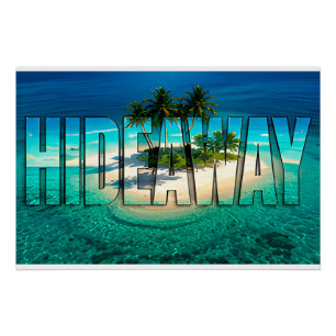 Póster Esconderijo de Luxo Ilha Privada