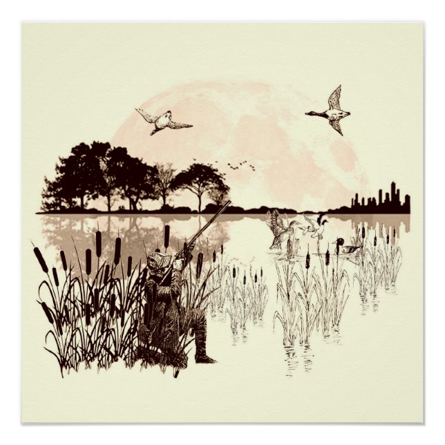 Póster Escória de caça de patos (Frente)