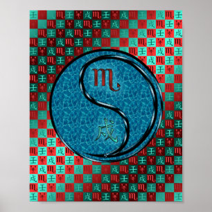 Poster Escorpião e Cão de Água