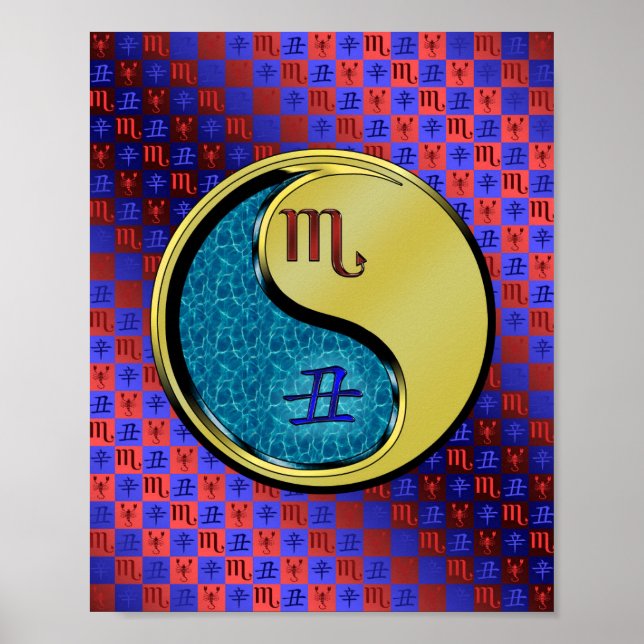 Poster Escorpião e Ox Metálica (Frente)