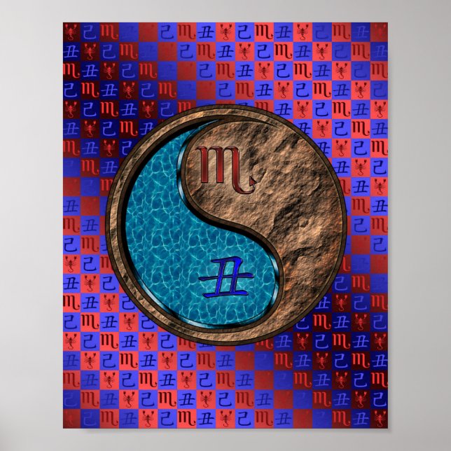 Poster Escorpião e Terra Ox (Frente)