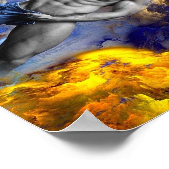 Poster Escorregadio muscular do SlipperyJoe (Borda)