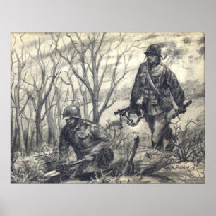 Póster Escoteiros entrando