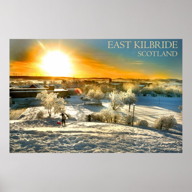 Póster escotland do leste kilbrid (Frente)