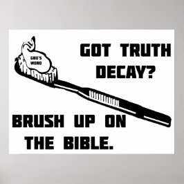 Poster Escove a Bíblia