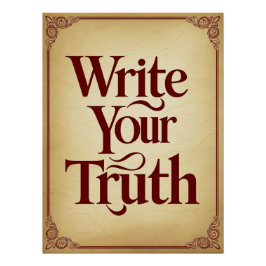 Póster Escreva Sua Verdade