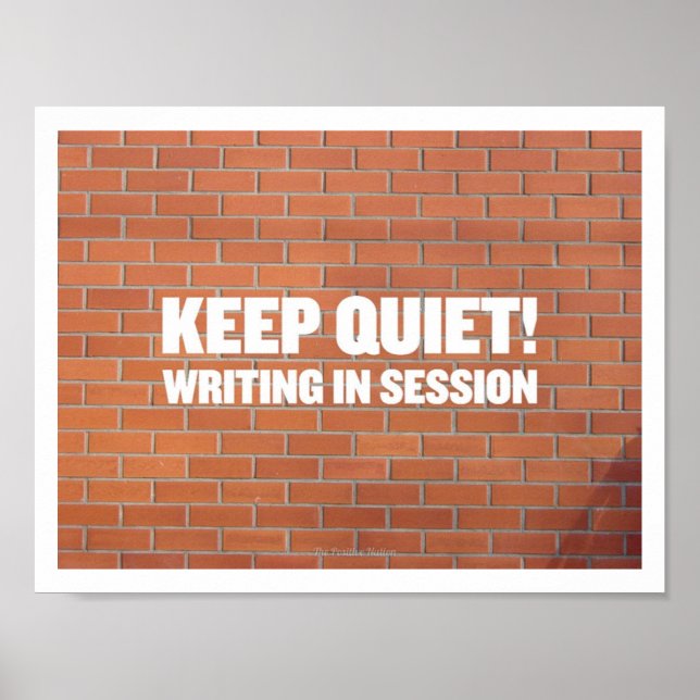 Poster Escrevendo na Sessão (Frente)