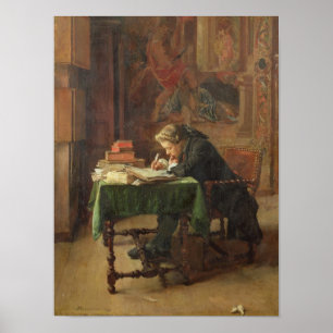 Póster Escrita do homem novo, 1852
