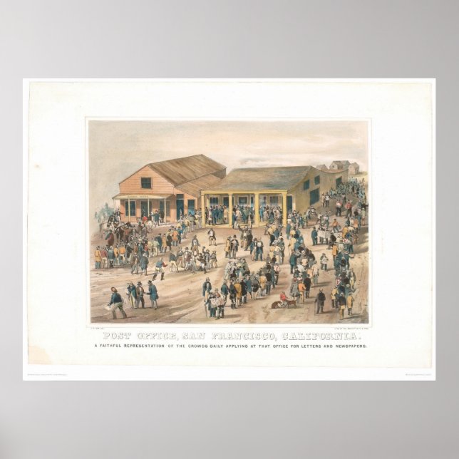 Poster Escritório de posto em São Francisco (1361A) (Frente)