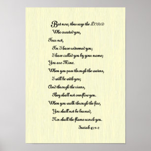 Poster Escritura de Bíblia