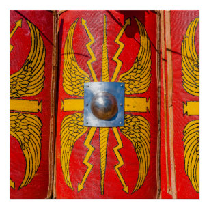 Póster Escudo Militar Romano - Scutum