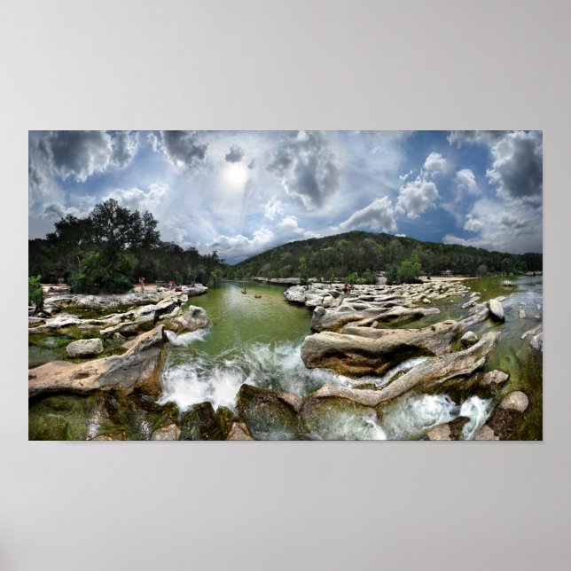 Póster Escultura Cai 5 - Barton Creek em Austin Texas (Frente)