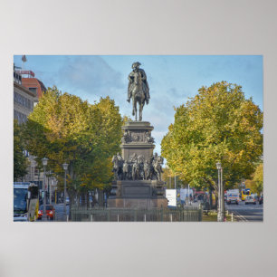 Poster Escultura de Frederico, o Grande, Berlim, Alemanha