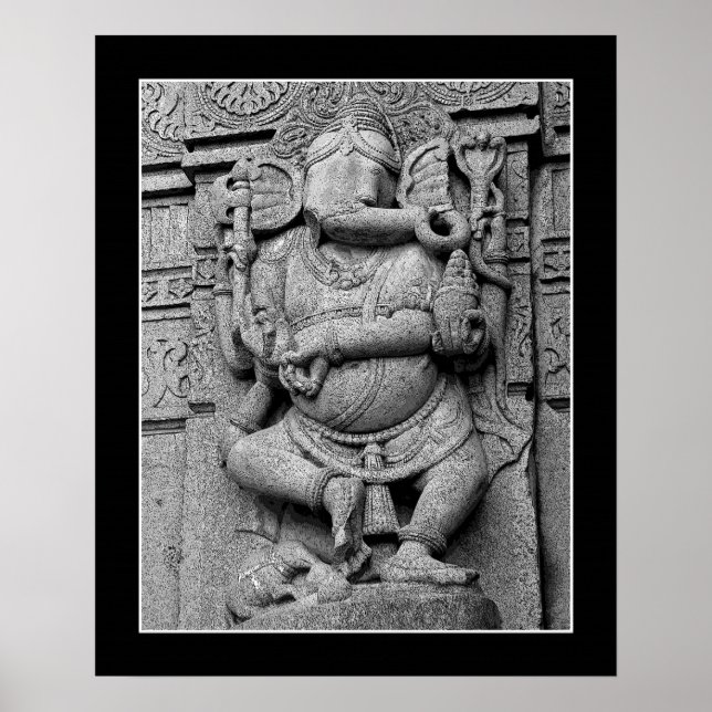 Póster Escultura De Lord Ganesha (Frente)