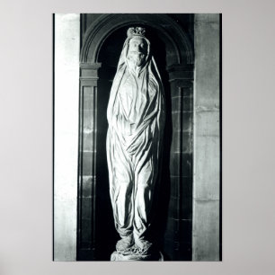 Póster Escultura de pedra de John Donne em sua saia