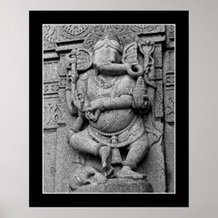 Póster Escultura do senhor Ganesha