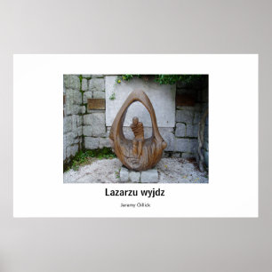 Póster Escultura do wyjdz de Lazarzu