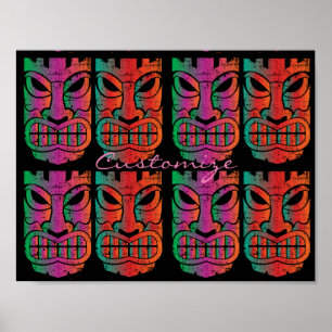 Poster Escultura gêmea Thunder_Cove de Tiki