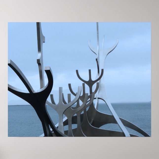 Poster Escultura Islandesa (Frente)