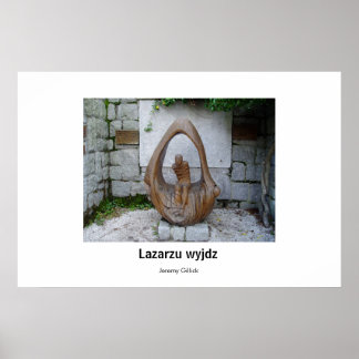 Póster Escultura Lazarzu wyjdz