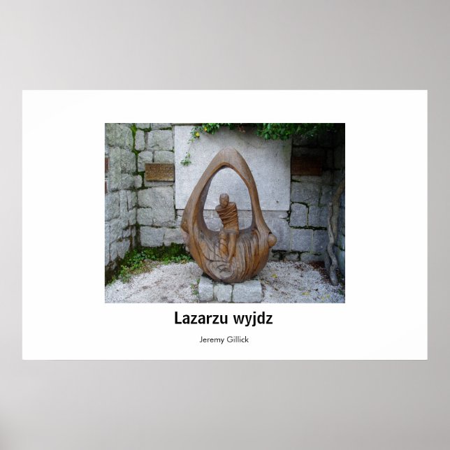 Póster Escultura Lazarzu wyjdz (Frente)