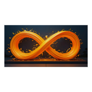 Póster Escultura Luminosa Infinita