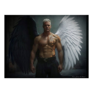Póster Escuridão Angelical