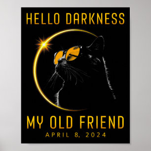 Poster Escuridão Meu Velho Amigo Solar Eclipse 2024 Cat L