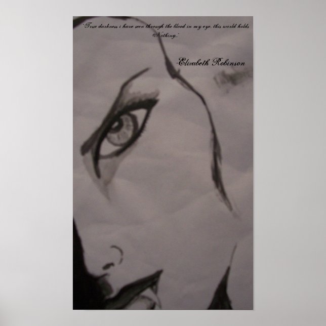 Póster escuridão verdadeira (Frente)