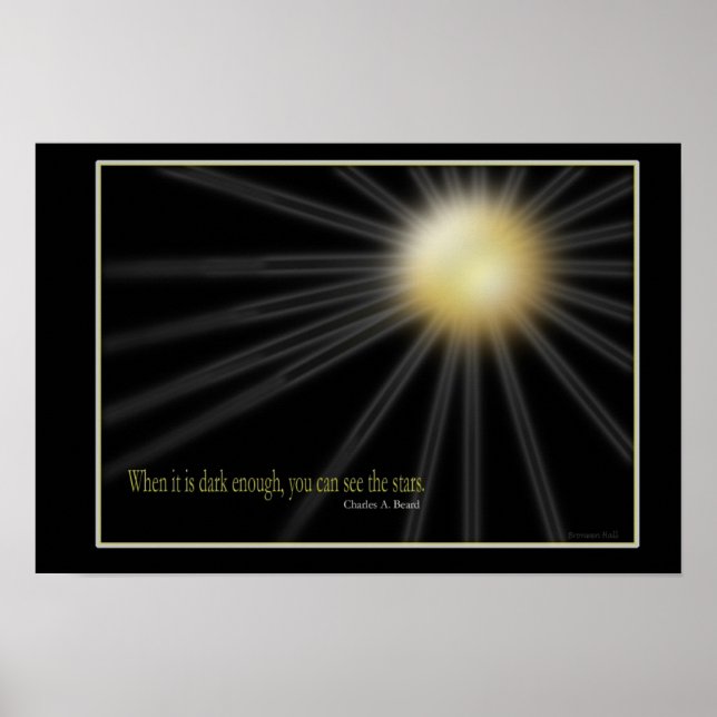 Poster Escuro O Suficiente (Frente)