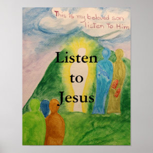 Póster Escute Jesus
