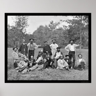 Póster Escuteiros e guias do exército do Potomac 1864