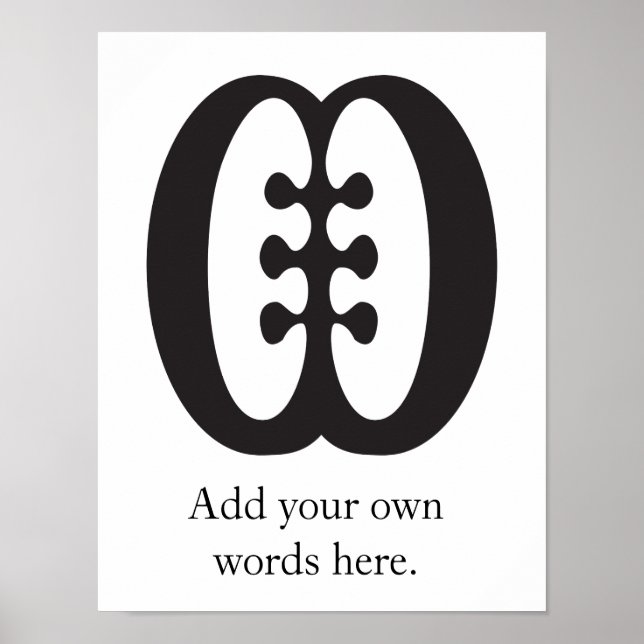 Póster ESE NE TEKREMA | Amizade e interdependência (Frente)