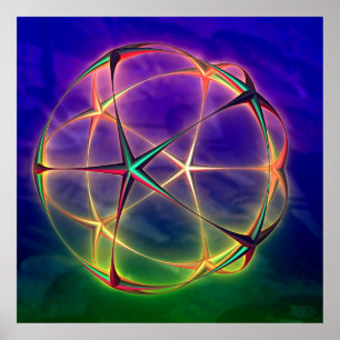 Póster Esfera da estrela