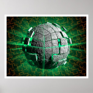 Póster Esfera da tecnologia