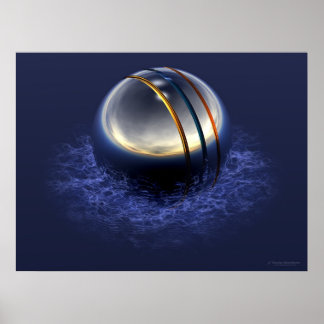 Poster Esfera digital