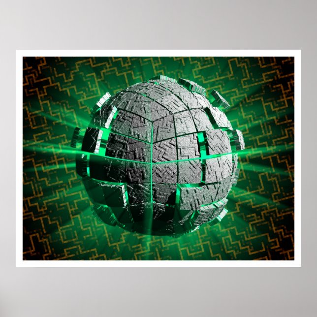 Póster Esfera técnica (Frente)