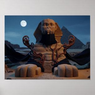 Poster Esfinge Enigmático