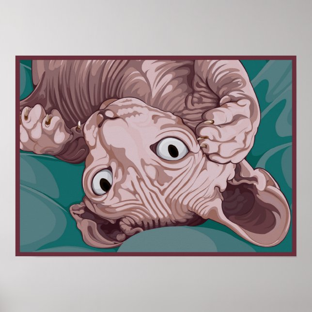 Poster Esfinge Reproduzido (Frente)