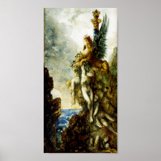 Póster Esfinge vitorioso de Gustave Moreau
