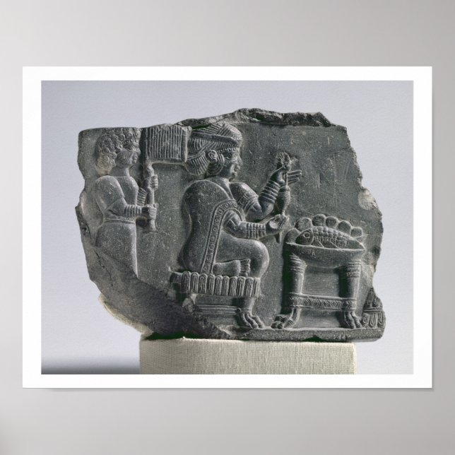 Póster Esfola de ellamite, Período Neo-Elamite, c.700- (Frente)