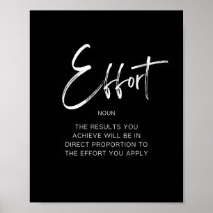 Poster Esforço