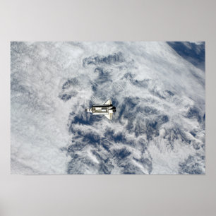 Póster Esforço 12 do vaivém espacial
