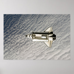 Póster Esforço 14 do vaivém espacial