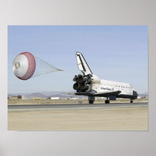 Poster Esforço 19 do vaivém espacial