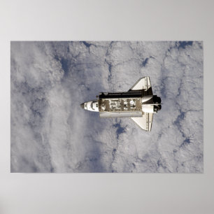 Poster Esforço 20 do vaivém espacial