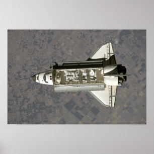 Poster Esforço 21 do vaivém espacial