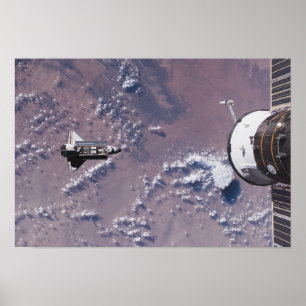 Poster Esforço 24 do vaivém espacial