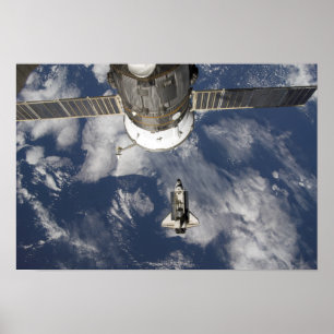 Poster Esforço 25 do vaivém espacial