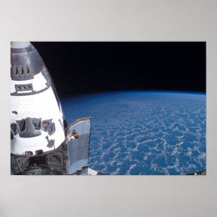 Póster Esforço 7 do vaivém espacial